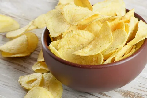 تصویر 1 از چیپس نمک دریایی با کیفیت ممتاز